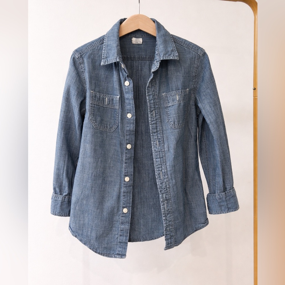 J. Crew Kids Blue Button Down Shirt